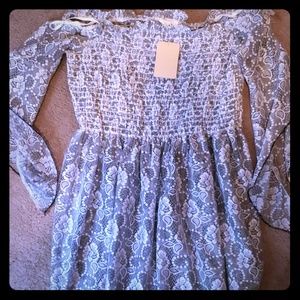 Flare crochet lace top